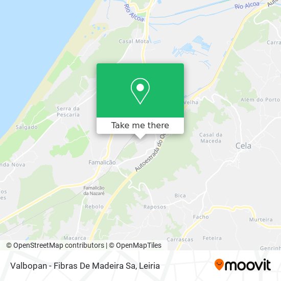 Valbopan - Fibras De Madeira Sa mapa