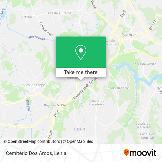 Cemitério Dos Arcos map