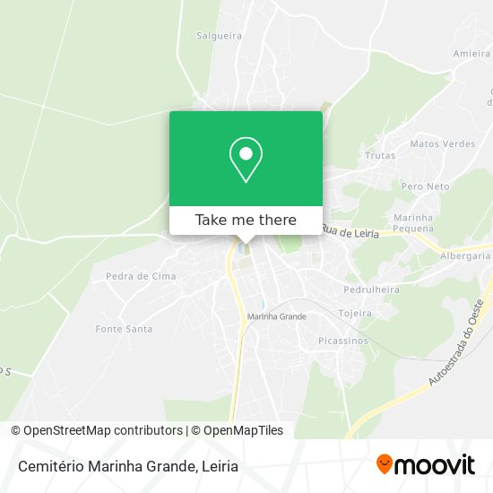 Cemitério Marinha Grande map