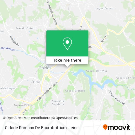 Cidade Romana De Eburobrittium map