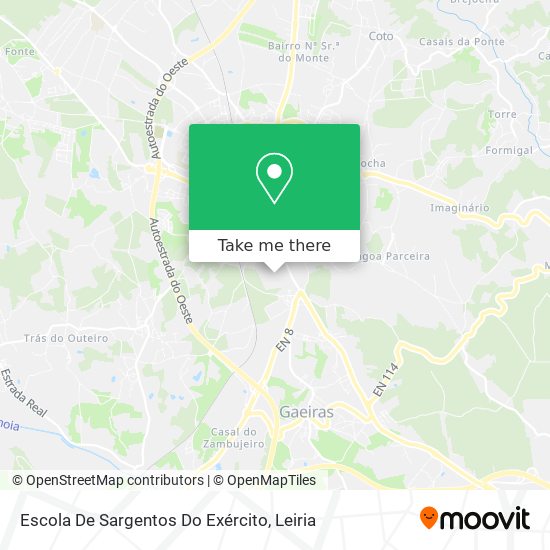 Escola De Sargentos Do Exército mapa