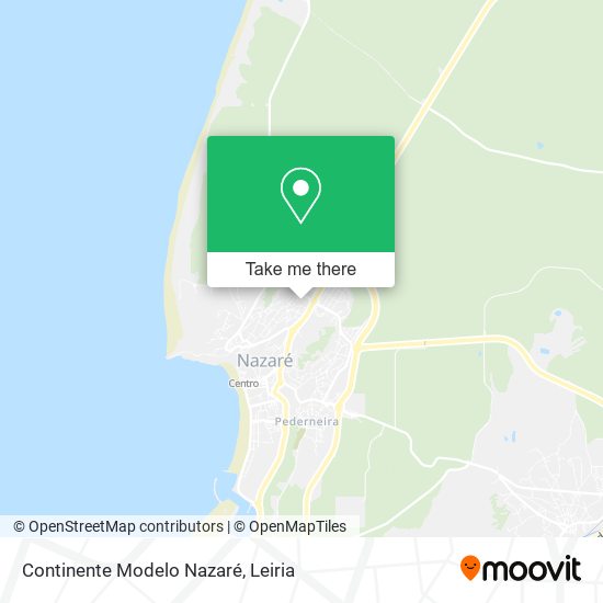 Continente Modelo Nazaré mapa