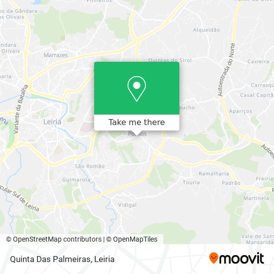 Quinta Das Palmeiras map