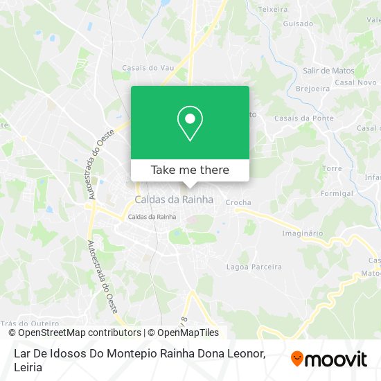 Lar De Idosos Do Montepio Rainha Dona Leonor mapa