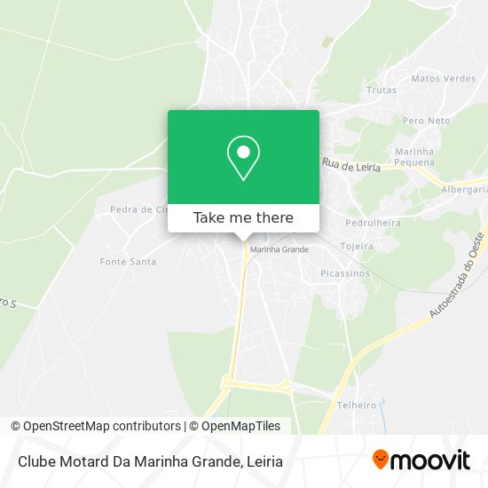 Clube Motard Da Marinha Grande map