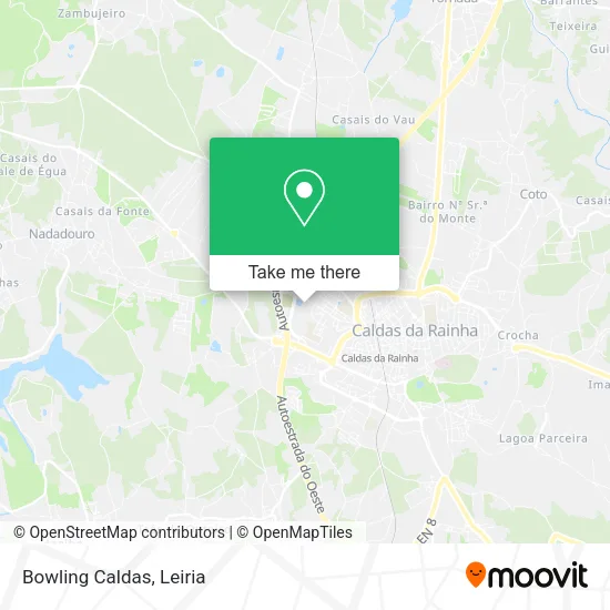 Bowling Caldas map