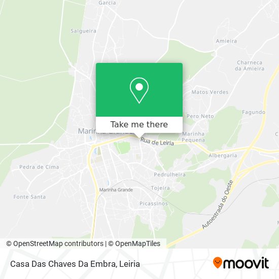 Casa Das Chaves Da Embra map