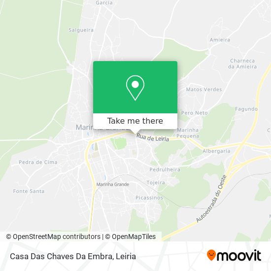 Casa Das Chaves Da Embra mapa