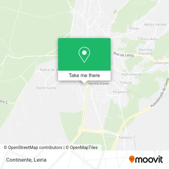 Continente map