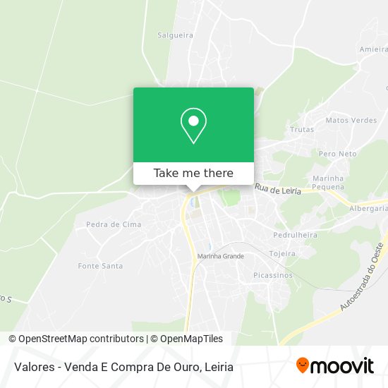 Valores - Venda E Compra De Ouro map