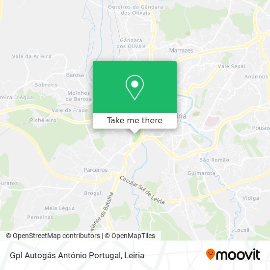 Gpl Autogás António Portugal mapa