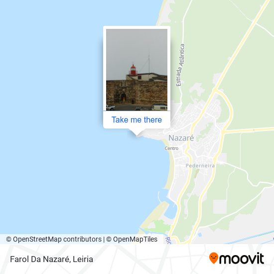 Farol Da Nazaré map