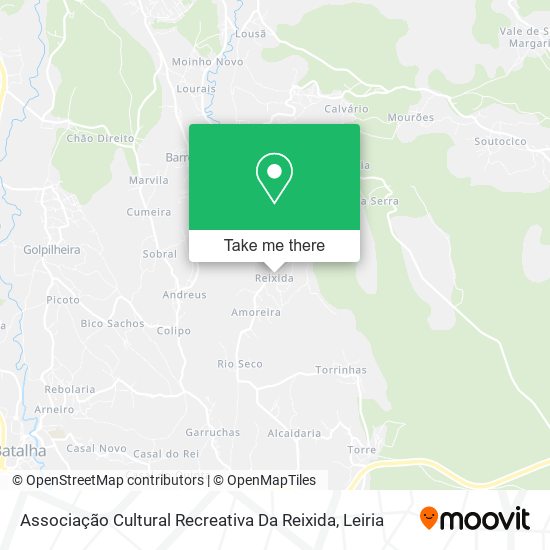 Associação Cultural Recreativa Da Reixida mapa