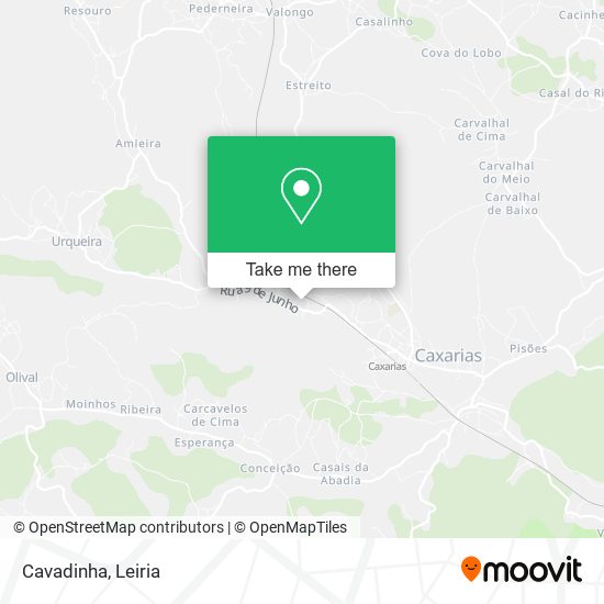 Cavadinha map