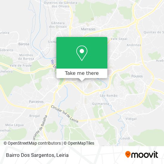 Bairro Dos Sargentos mapa