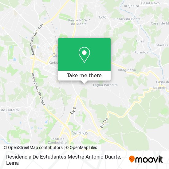 Residência De Estudantes Mestre António Duarte map