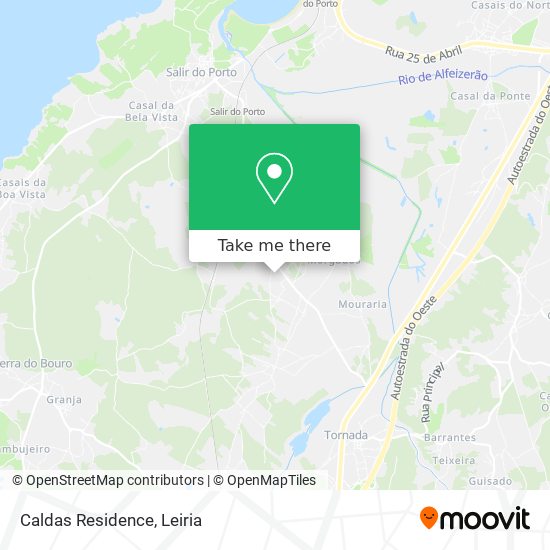 Caldas Residence map