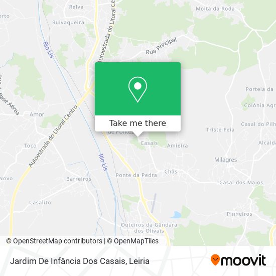 Jardim De Infância Dos Casais map