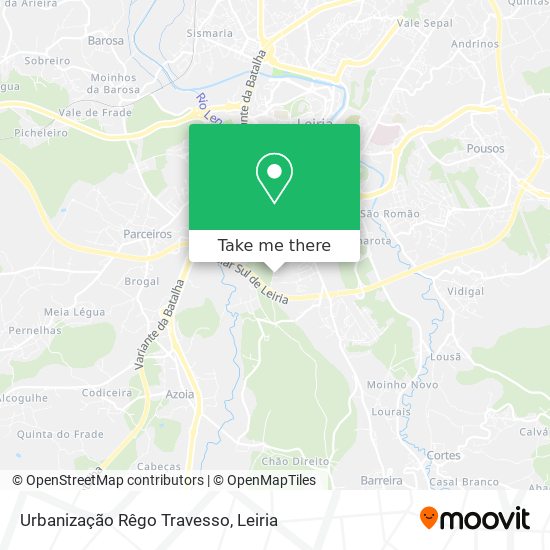 Urbanização Rêgo Travesso map