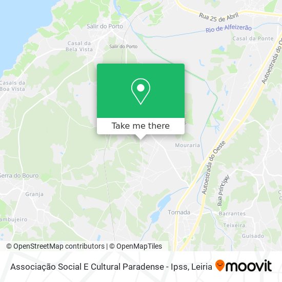 Associação Social E Cultural Paradense - Ipss map