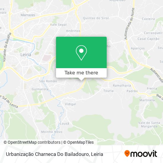 Urbanização Charneca Do Bailadouro mapa