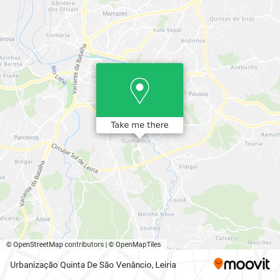 Urbanização Quinta De São Venâncio map