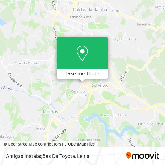 Antigas Instalações Da Toyota map