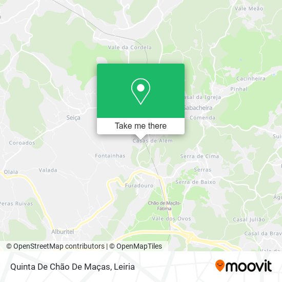 Quinta De Chão De Maças map