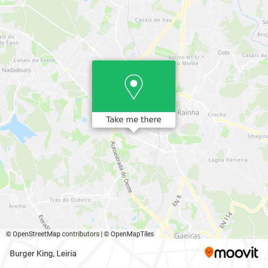 Burger King map