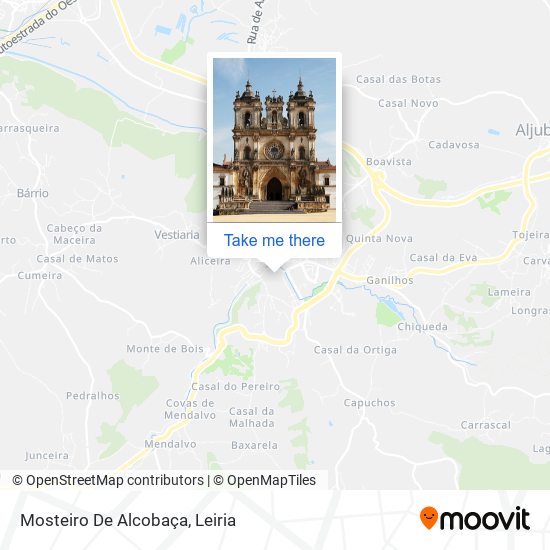 Mosteiro De Alcobaça map