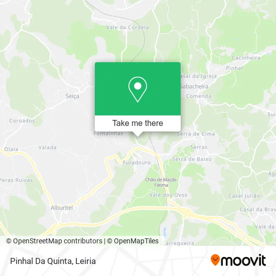 Pinhal Da Quinta map