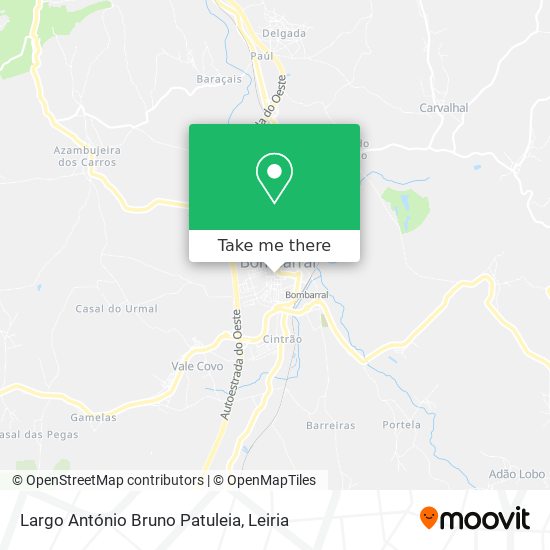 Largo António Bruno Patuleia mapa