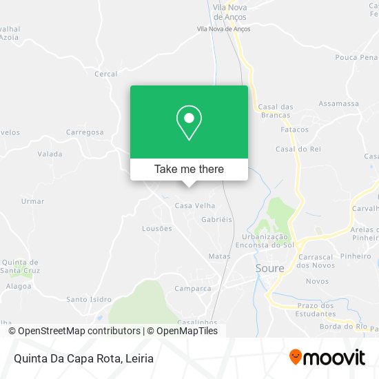 Quinta Da Capa Rota mapa