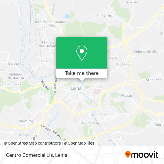 Centro Comercial Lis mapa