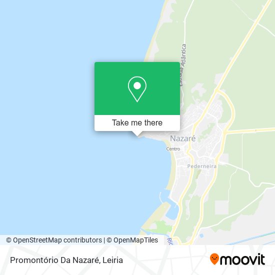Promontório Da Nazaré map