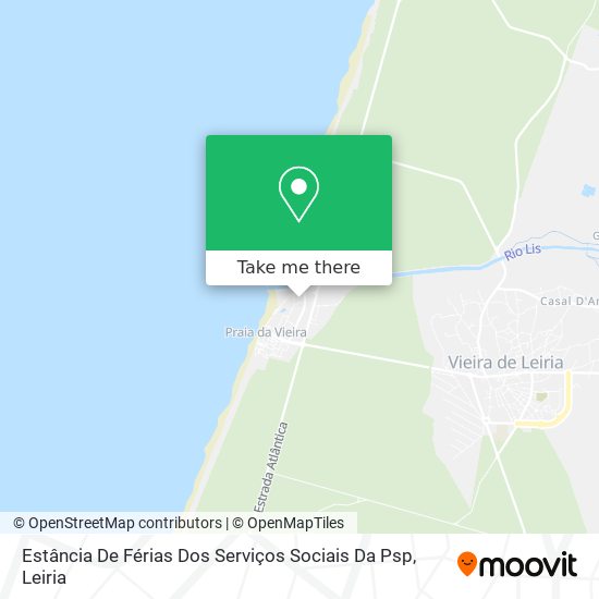 Estância De Férias Dos Serviços Sociais Da Psp map