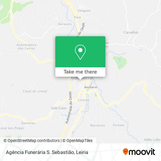 Agência Funerária S. Sebastião mapa