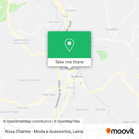 Rosa Charme - Moda e Acessórios mapa