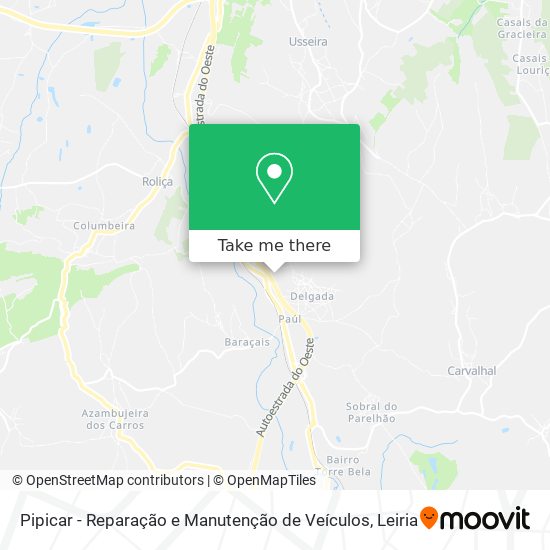 Pipicar - Reparação e Manutenção de Veículos map