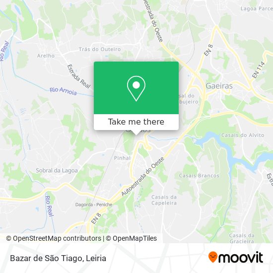 Bazar de São Tiago map