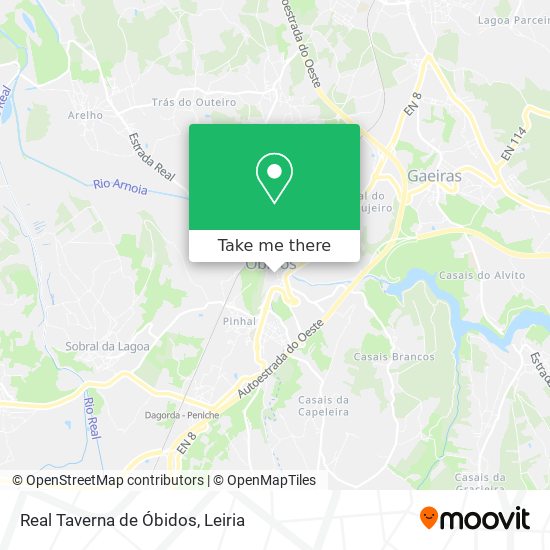 Real Taverna de Óbidos map