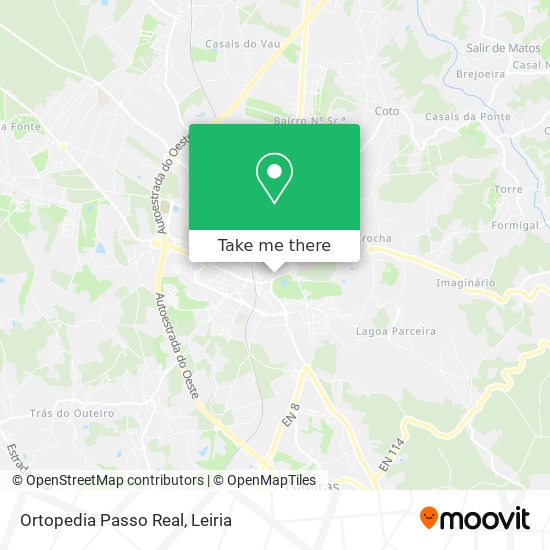 Ortopedia Passo Real mapa