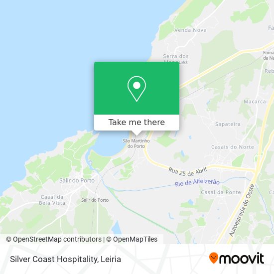 Silver Coast Hospitality map