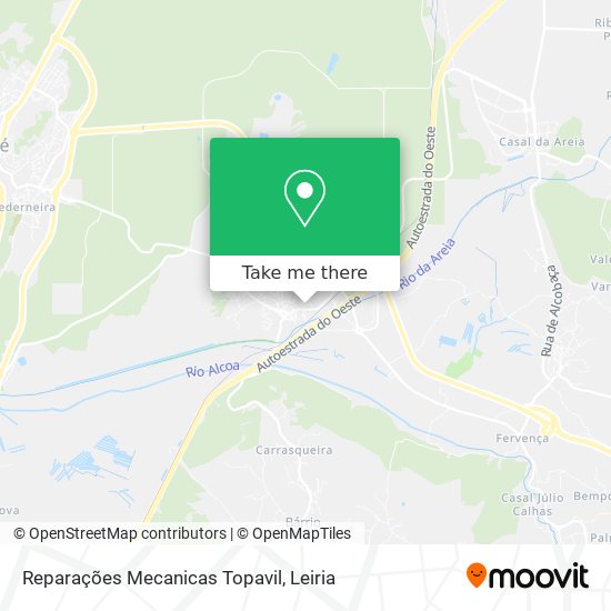 Reparações Mecanicas Topavil map