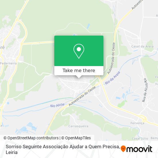 Sorriso Seguinte Associação Ajudar a Quem Precisa map