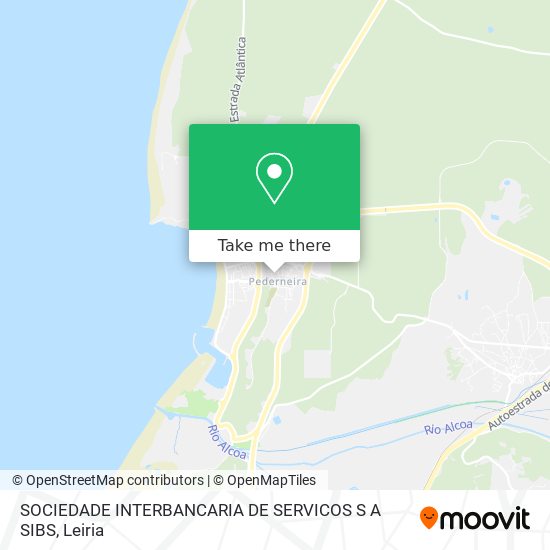 SOCIEDADE INTERBANCARIA DE SERVICOS S A SIBS mapa
