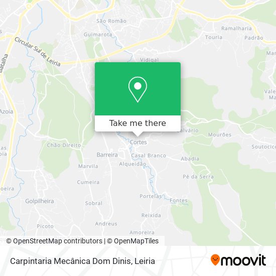 Carpintaria Mecânica Dom Dinis map