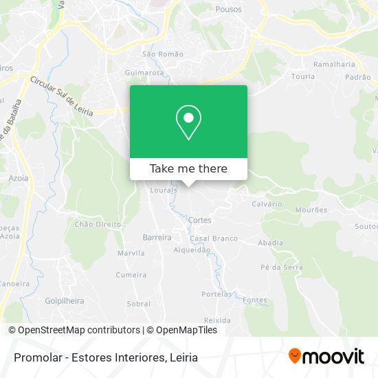 Promolar - Estores Interiores mapa
