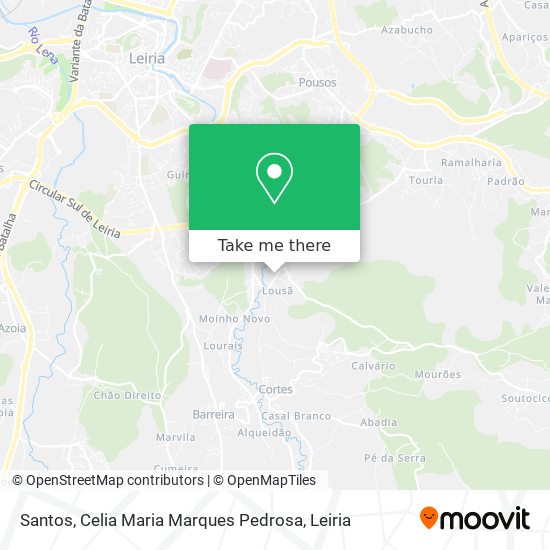 Santos, Celia Maria Marques Pedrosa map