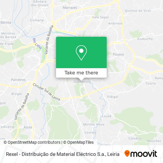 Rexel - Distribuição de Material Eléctrico S.a. map